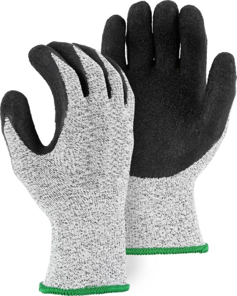 Synthetic Knitted Gloves Latex Coated Safeatheight